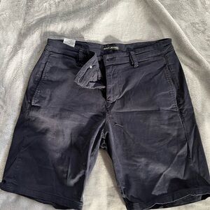 Mavi Dark Blue Men's Flat Front Shorts
